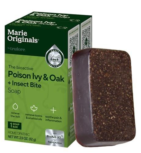 Marie Originals Poison Ivy Soap Bar | All Natural Poison Ivy Treatment | Anti-Itch Skin Cleanser Bar Wash for Poison Ivy, Poison Oak & Sumac | Soothes & Relieves Rashes | 2.9 Ounces (2 pack) - görsel 1