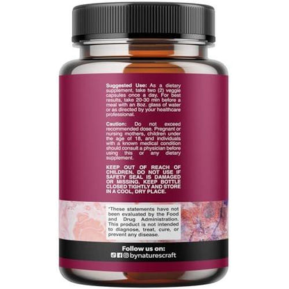 D Mannose with Cranberry Supplement - D Mannose 1000mg per Serving Capsules for Kidney Defense Support & Cleanse and Urinary Tract Health for Women & Men - Adults Bladder Health Supplement - 60 Count