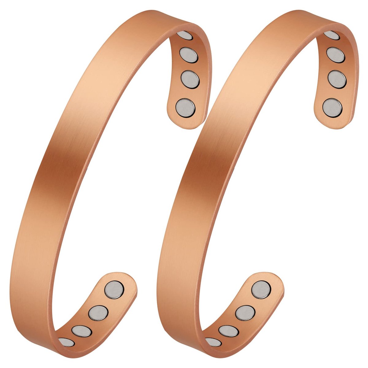 Feraco Copper Magnetic Bracelet for Men – 99.99% Pure Copper: Each bracelet is made from high-purity copper, – Image 13