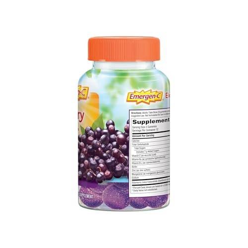 Emergen-C Citrus-Ginger Fizzy Drink Mix, Turmeric and Ginger, Immune Support, Natural Flavors with High Potency Vitamin C, 18 Count - görsel 10