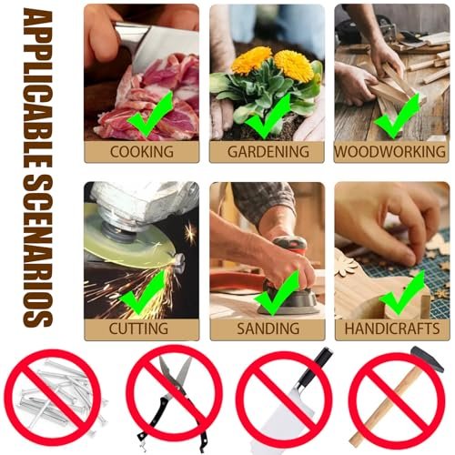 JADE KIT 12 PCS Finger Cots Cut Resistant Protector, Finger Covers for Cuts, Gloves Life Extender, Cut Resistant Finger Protectors for Kitchen, Work, Sculpture, Anti-Slip, Reusable - görsel 8