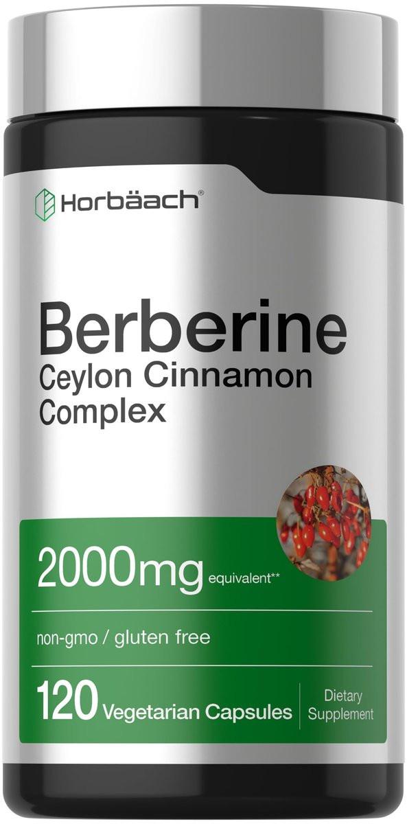 Horbäach Berberine with Ceylon Cinnamon | 120 Veggie Capsules | Vegetarian, Non-GMO & Gluten Free Supplement | Berberine Complex - görsel 15