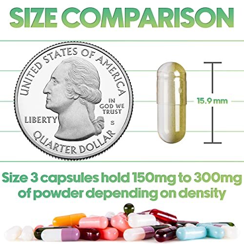 XPRS Nutra Size 3 Empty Capsules - 500 Count Empty Gelatin Capsules - Pills DIY Capsule Filling - Pure Bovine Pill Gel Caps Fillable Do-It-Yourself Vitamins and Supplements (Pearl Purple/White) - görsel 5