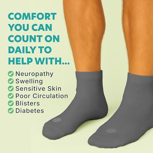 Doctor's Choice Diabetic Socks for Men, – Size: Large (fits men's shoe sizes 10-13) – Image 9