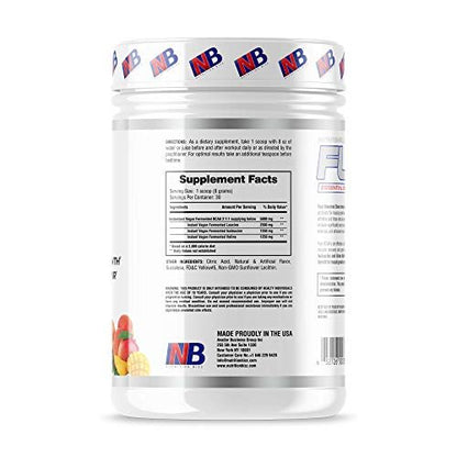 NutritionBizz BCAA Powder, 5 Grams of BCAAs Amino Acids, Post Workout Recovery Drink for Muscle Building, Recovery, and Endurance, 30 Servings (Peach Mango)