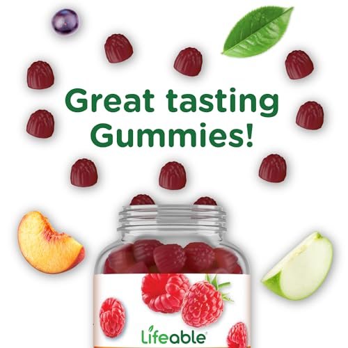 Lifeable Probiotics Gummies | 2 Billion CFU | Great Tasting Probiotic Gummies for Women | Probiotic Gummy for Gut Health and Immune Support | Probiotics for Women and Men | 90 Gummies - görsel 1