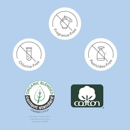 Rael Incontinence Liners for Women, Organic Cotton Cover, Postpartum Essential, Moderate Absorbency, Bladder Control, 4-Layer Core with Leak Guard Technology (Regular, 96 Count) - görsel 7