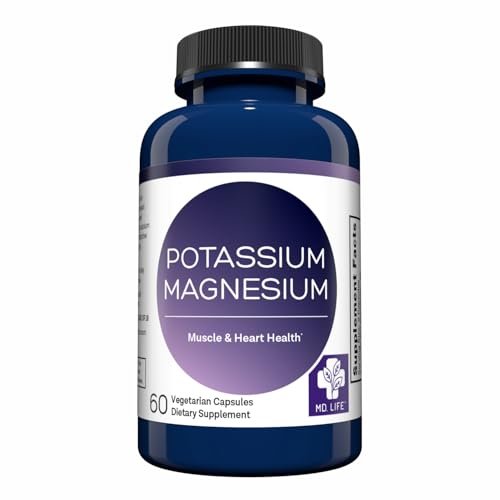 MD. Life Potassium Magnesium Supplement - 60 – Potassium for Vascular Support: Potassium is crucial for – Image 2