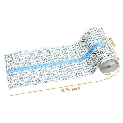 Transparent Dressing Adhesive Bandage Waterproof Bandage Clear Adhesive Bandages Stretch Tape for Tattoos Swimming (6 x 394 Inch)