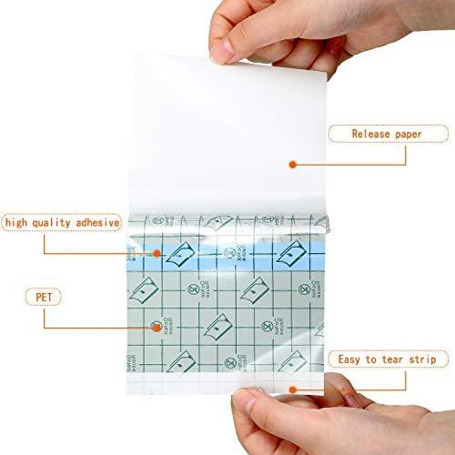 Transparent Dressing Adhesive Bandage Waterproof Bandage Clear Adhesive Bandages Stretch Tape for Tattoos Swimming (6 x 394 Inch) - görsel 10