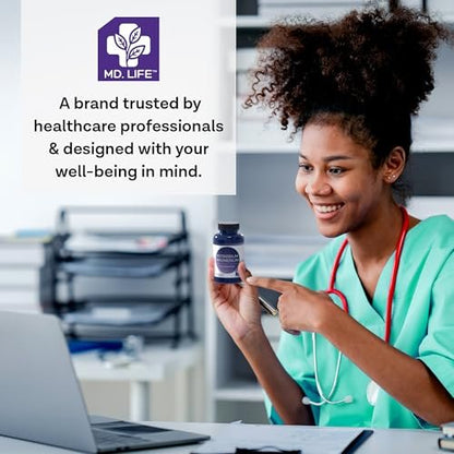MD. Life Potassium Magnesium Supplement - 90 – Key Ingredients: Potassium (as potassium citrate), Magnesium (as – Image 9