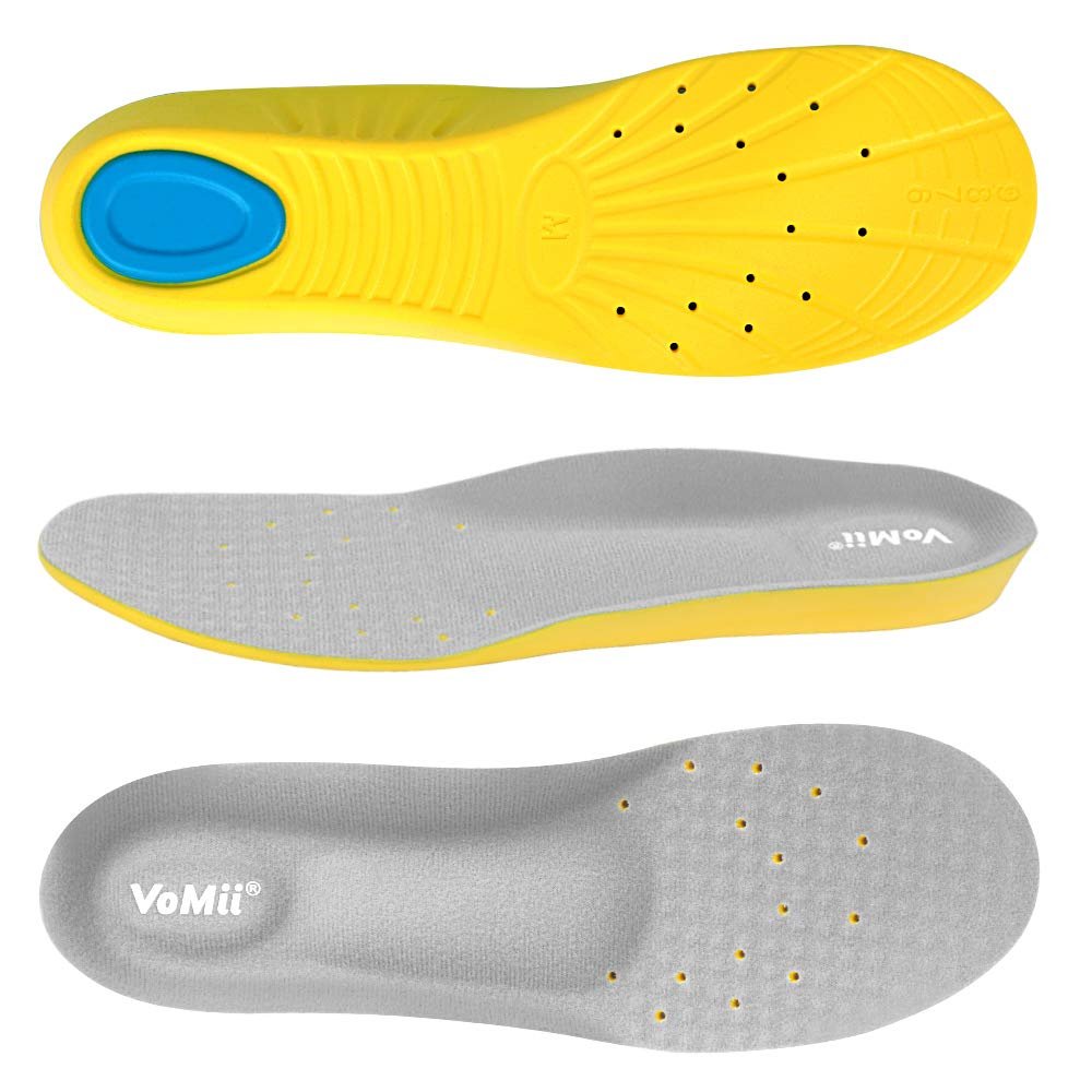 Shoe Insoles for Women Men and Kids, Memory Foam Insoles, Comfortable Sports Shoe Inserts for Shock Absorption and Relieve Foot Pain, Plantar Fasciitis Arch Support Insoles, M(Men 6-9/ Women 7-11) - görsel 1