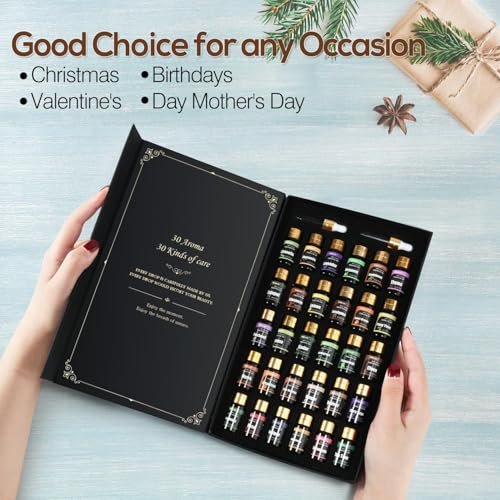 Wtrcsv Essential Oils Gifts Set - 30 Unique – Volume per Bottle: 5 ml (0.17 Fl Oz) – Image 8