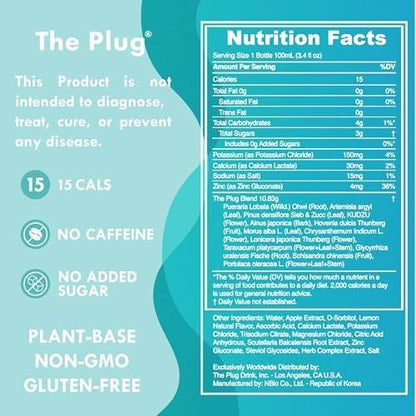 The Plug Liver Cleanse & Detox Drink | Organic Herbal Liquid Supplement with Electrolytes, Superfruits & Plant-Based Nutrients | Supports Hydration, Energy, Immunity & Liver Health