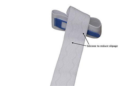 ViDava 3 Pack Foley Catheter Leg Strap – Adjustable Urinary Drainage Tube Holder with Anti-Slip Silicone Grip – Comfortable, Reusable Stabilizer for Catheter Securement (23” x 2”)