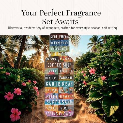 P&J Fragrance Oil Nature Set | Forest Pine, Ocean Breeze, Rain, Fresh Cut Grass, Sandalwood, and Bamboo Candle Scents for Candle Making, Freshie Scents, Soap Making Supplies, Diffuser Oil - görsel 12