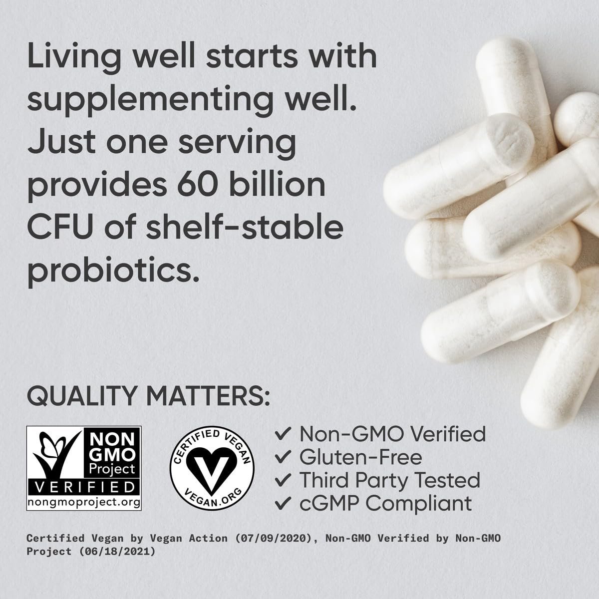 Sports Research Daily Probiotics with – Serving Size: 1 capsule – Image 8