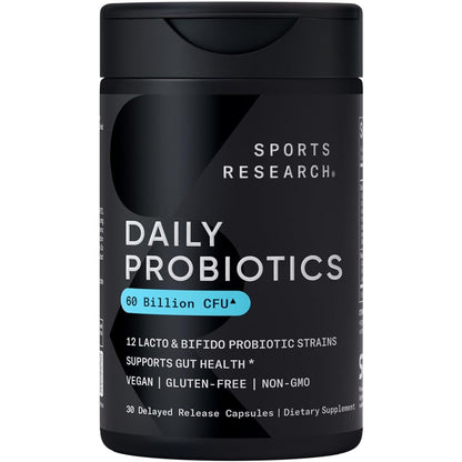 Sports Research Daily Probiotics with – Prebiotic Fiber Added: Includes prebiotics to feed good bacteria and – Image 2