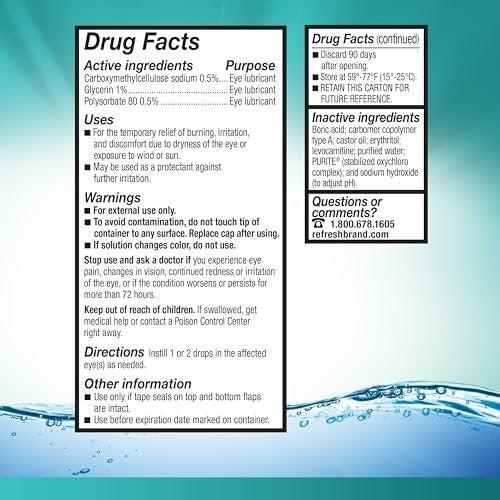 Refresh Digital Lubricant Eye Drops For Dry Eyes, 0.34 Fl Oz Sterile - görsel 14