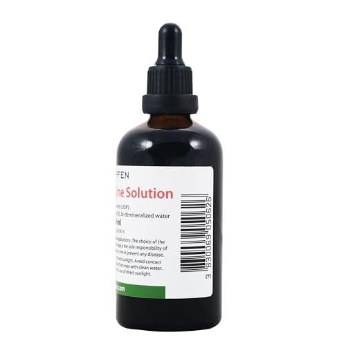 2.2% Lugol's Iodine Solution 3.4 Fl Oz | Pharmaceutical Grade Ingredients | Lugols Solution Made with Iodine and Potassium Iodide | Third-Party Tested | Heiltropfen® - görsel 13