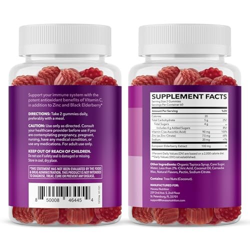 Sambucus Elderberry Gummies for Adults - Immune Support Supplement with Vitamin C and Zinc - Enhanced Formula for Daily Defense - 120 Count, 2 Month Supply, Berry Flavor - Convenient Wellness - görsel 14