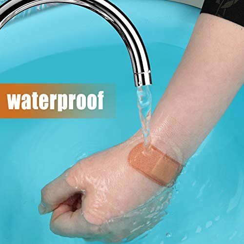 BBTO 50 Pieces Transparent Clear Adhesive Bandage Stretch Large Waterproof Film Adhesive Bandages Dressing Supplies (6 x 6 Inch) - görsel 3