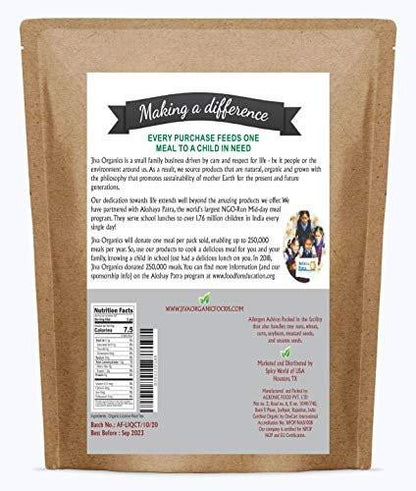 Jiva Organics Organic Licorice Root Tea (Cut & Sifted) Bulk 14 Ounce Kraft Bag - Non-GMO, Dried & Pure - Glycyrrhiza glabra
