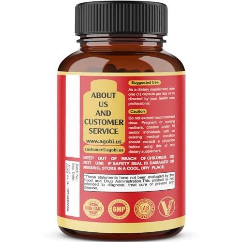 Ashwagandha Supplement Capsules with Ginger Root, Turmeric, Rhodiola Rosea & Black Pepper - 90 Count - görsel 14