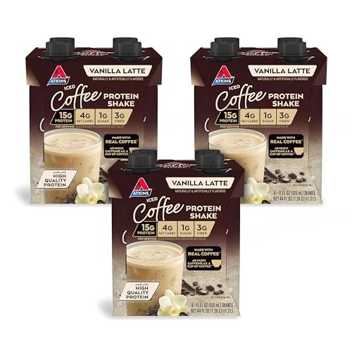 Atkins Iced Coffee Vanilla Latte Protein – Dimensions: 14 x 4.875 x 6 inches – Image 12