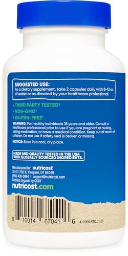 Nutricost Amla 1000mg, 120 Vegetarian – Amount Per Serving: Amla (Emblica officinalis) (Fruit) Powder 1000mg – Image 8