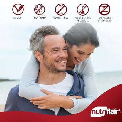NutriFlair Premium Berberine HCL 1200mg, 120 Capsules - Plus Pure True Ceylon Cinnamon, Berberine HCI Root Supplements Pills - Immune System - Made in USA