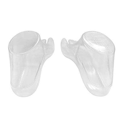 SteelFever 1 Pair Plastic Foot Model Tools Shoes Support for Ankle-High Shoes Display (Transparent)