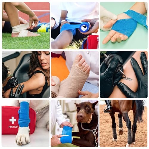 Self Adhesive Bandage Tape (3 Inches X 5 – Value Pack: 8 rolls ensure you always have a bandage ready for – Image 5
