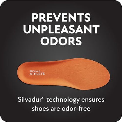 Sof Sole Women's Athlete Performance Full-length Insole, Orange, 5-7.5 US
