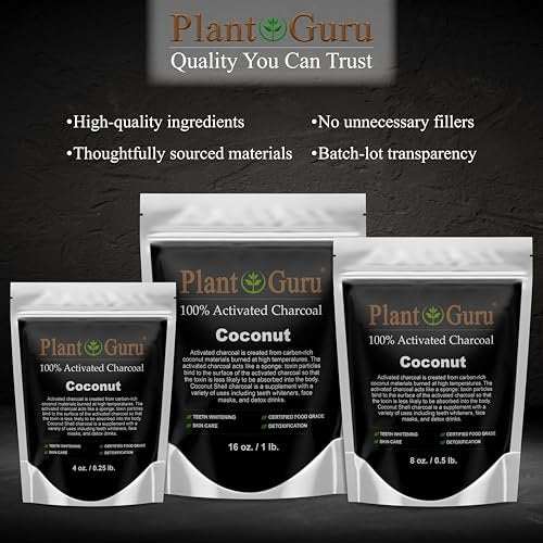Activated Charcoal Powder 4 oz. Coconut - Food Grade Kosher Non-GMO - Teeth Whitening, Facial Mask and Soap Making. Promotes Natural Detoxification and Helps Digestion - görsel 4