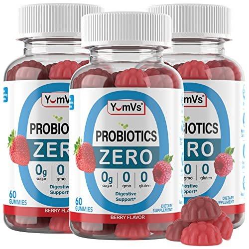 YUM-V'S Sugar Free Probiotic Gummies - Probiotics for Men & Women to Help Support Digestive Function – Adults & Kids Probiotic with 5 Billion CFU Bacillus Coagulans – Vegan & Gluten-Free (60 Count) - görsel 12