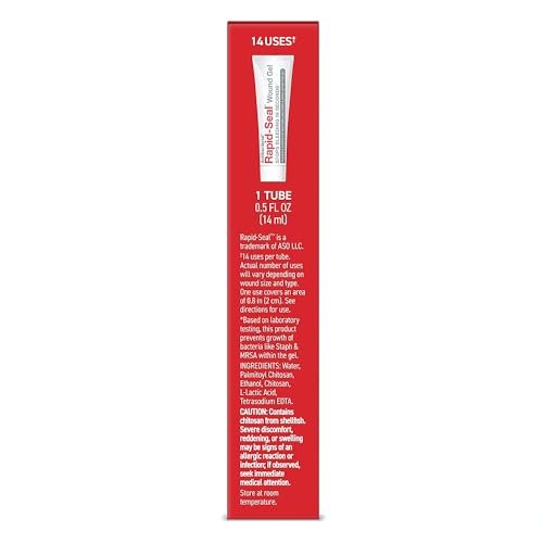 Rapid-Seal Wound Gel (5 Tubes) | Stops – Transparent and Discreet: The clear gel is virtually invisible on the – Image 4
