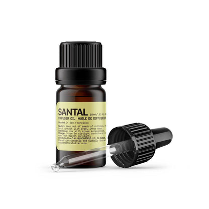 Doratelier Santal Diffuser Oil, Niche Scent, Smoky Classic Luxury Papyrus, Cardamom, Sandalwoods Essential Oils Blend for All Ultrasonic Diffuser Scent Projects (10mL/.33 FL oz)