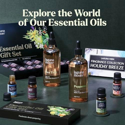 Lagunamoon Summer Essential Oils Set - Holiday Breeze Gift Set for Diffusers, Home Care, Candle Making, Fragrance, Aromatherapy, Humidifiers, Gifts - Coconut, Pineapple, and Grapefruit (10ml) - görsel 7