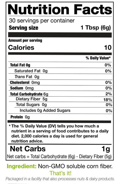 just better. Prebiotic Fiber Supplement for a Healthy Gut | Fiber Powder with Zero Grit Zero Taste and No Bloating or Gas | Feel Full Faster | Keto Non-GMO Gluten Free Vegan 50 Servings