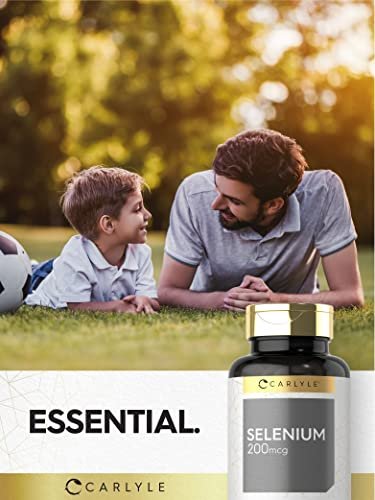 Carlyle Selenium Supplement | 200 mcg | 270 Tablets | Vegetarian, Non-GMO, and Gluten Free Formula - görsel 12