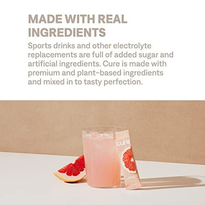 Cure Hydration | Plant-Based Electrolyte – Plant-Based Electrolytes: Derived from coconut water, providing natural – Image 1