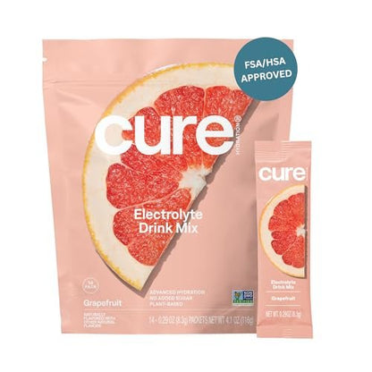 Cure Hydration | Plant-Based Electrolyte – No Added Sugar: Sweetened with stevia leaf extract, making it suitable – Image 2