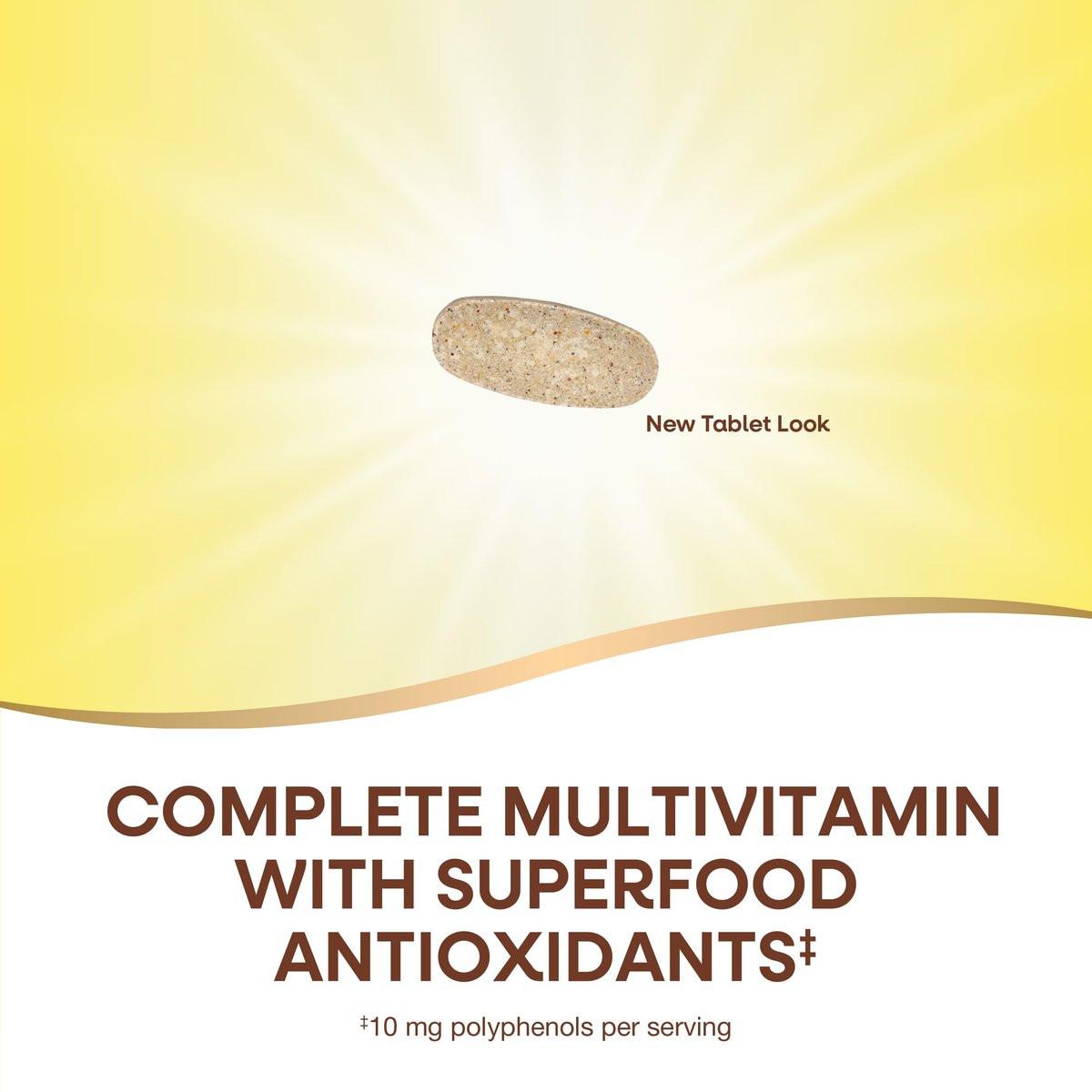 Nature's Way Alive! Men's 50+ Multivitamin Complete Tablets, Daily Multivitamin for Men Over 50, Supports Cellular Energy Metabolism, Heart, Muscle & Eye Health*, High Potency Vitamins, 50 Tablets - görsel 5