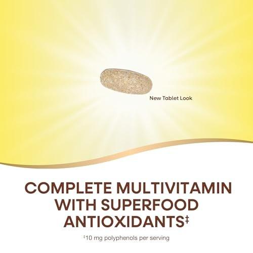 Nature's Way Alive! Men's 50+ Multivitamin Complete Tablets, Daily Multivitamin for Men Over 50, Supports Cellular Energy Metabolism, Heart, Muscle & Eye Health*, High Potency Vitamins, 50 Tablets - görsel 6