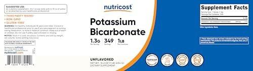 Nutricost Potassium Bicarbonate Powder 1 LB - Gluten Free, Non-GMO - görsel 7