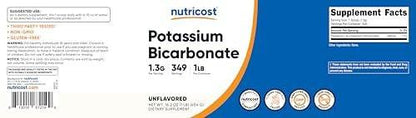 Nutricost Potassium Bicarbonate Powder 1 LB - Gluten Free, Non-GMO