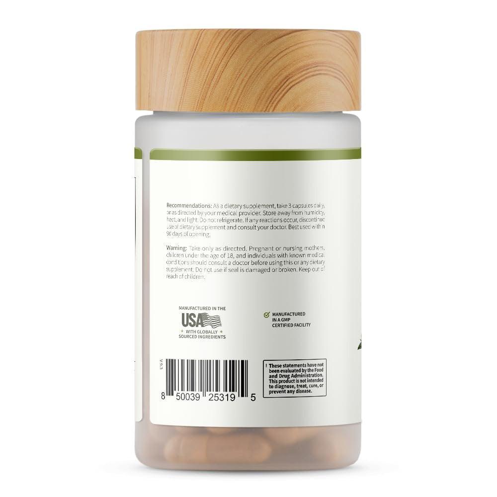 Snap Supplements Heart Health Support Supplement - Botanical Support for Heart Health, Healthy Circulation, and Nitric Oxide Levels, 30-Day Supply, 90 Capsules - görsel 3