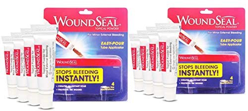Biolife WoundSeal Topical Powder Wound Care First Aid for Cuts, Scrapes and Abrasions Single Use, 8 Bottles (Packaging May Vary), 2-Pack - görsel 2