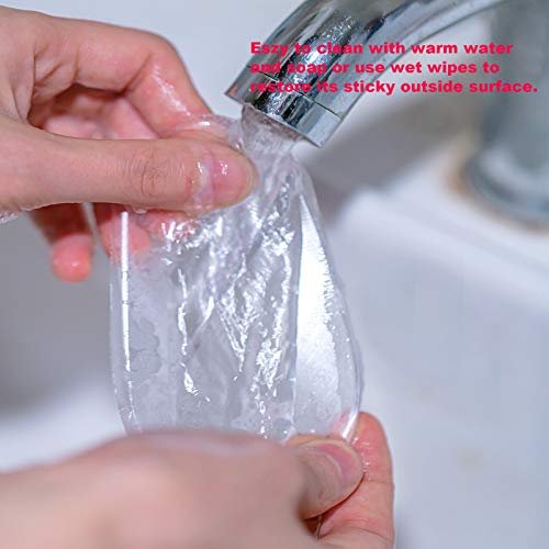 4 Pairs Orthopedic Insoles for Men and Women, Medial & Lateral Heel Wedge Silicone Shoe Inserts, Height Increase Shoe Pad for Corrective Pronation, Supination, O/X Type Leg Corrective (Transparent) - görsel 12